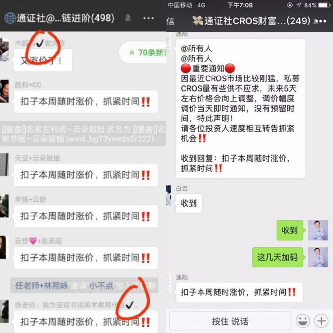 CROS被带往传销币，创始人曹灵波却在晒多伦多雪景