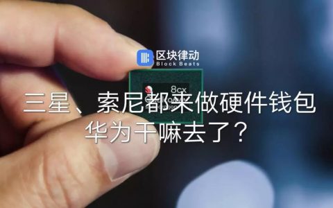 三星、索尼都来做硬件钱包，华为干嘛去了？