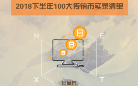 2018下半年100大传销币实录清单