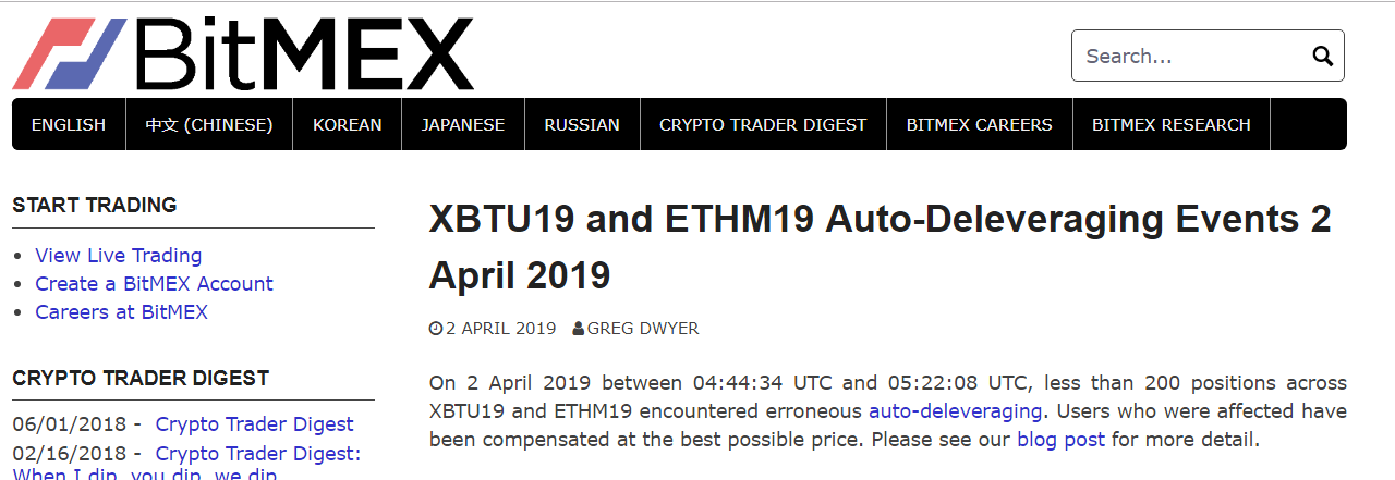 BitMEX官方回应5亿美元爆仓案：没那么夸张，不是我在拉盘
