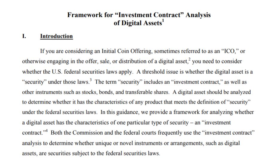 SEC 新框架解读：如何让自家 Token 不被划为“证券”？