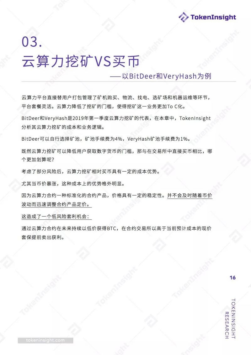 2019 Q1挖矿行业报告