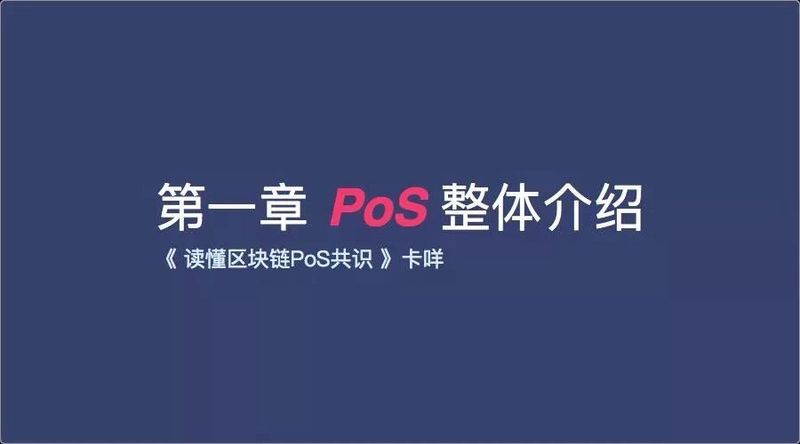 PoS整体介绍