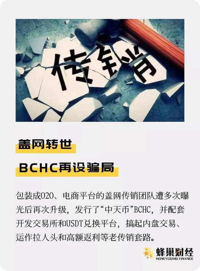 盖网转世 BCHC再设骗局