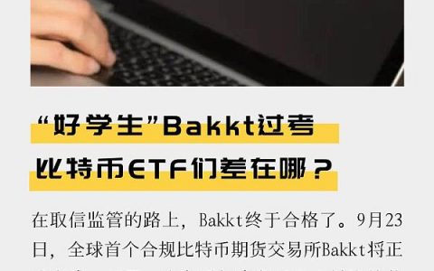 “好学生”Bakkt过考 比特币ETF们差在哪？