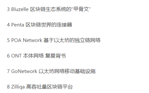 曾经的区块链十大天王项目，还剩几个？