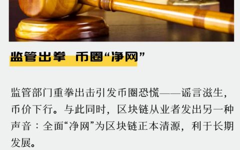 监管出拳 币圈“净网”