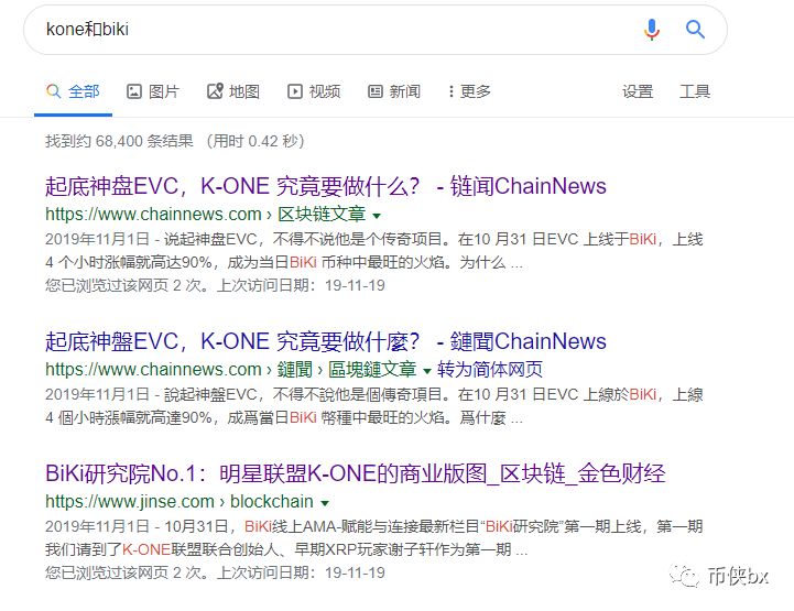 EVC和NSC暴跌的背后，Biki和KONE的联合收割？