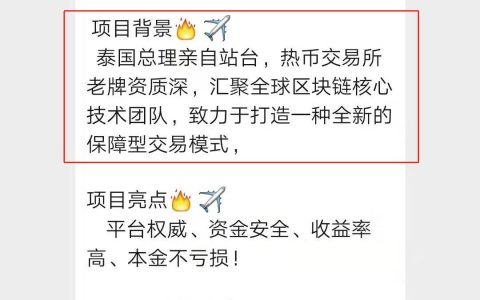 APP“应用链”泰国总理站台，你怕是脑子秀逗了