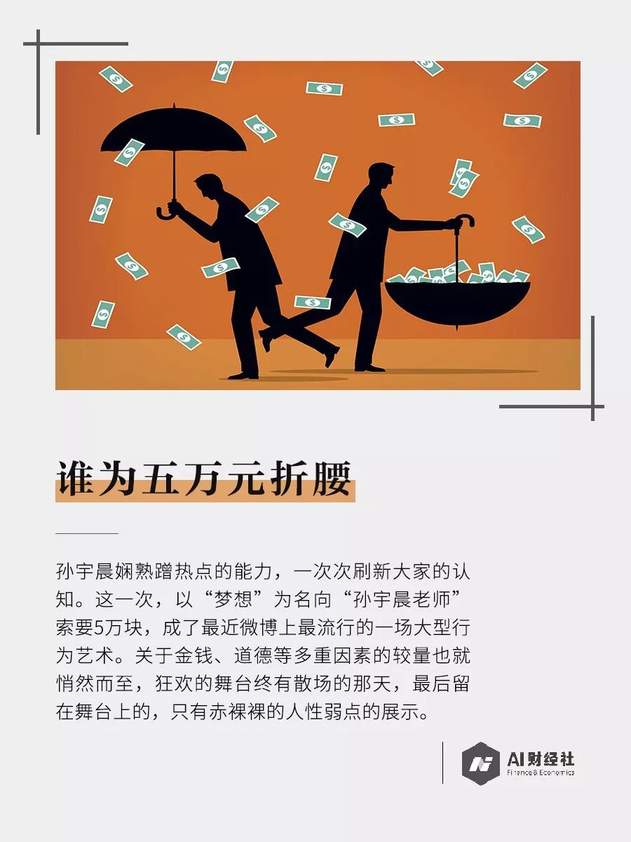 谁为五万元折腰