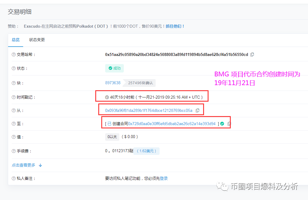 “BMG铂顿链”虚假项目，疑似为“贝尔链”新起资金盘