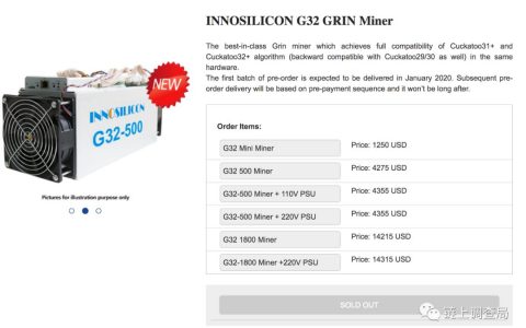 Grin上线一周年：芯动宣告取消Grin矿机量产计划，Grin ASIC矿机全线覆没