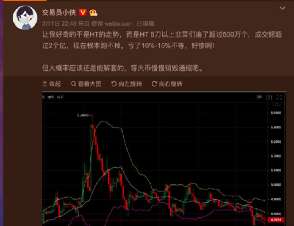 平台币通缩陷阱：OKEx窜新仔、火币建老鼠仓