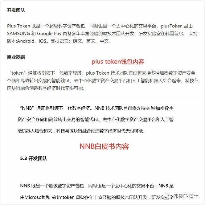 享祥币（NNB）毫无新颖的云矿机资金盘， 白皮书还是抄袭plus钱包
