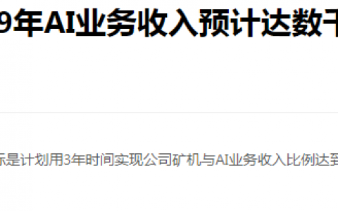 独家：嘉楠2019年人工智能收入为260万 （附138页全年详细财报）