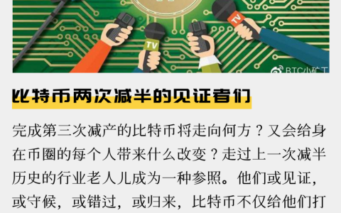 比特币两次减半的见证者