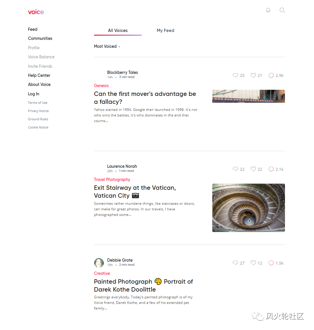 聊聊 voice 现状以及那3000万U背后隐秘的八卦